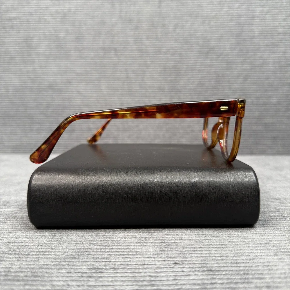Vintage Tortoise Shell Cat Eye Y2K Eyeglass Frames Made in France Retro Style